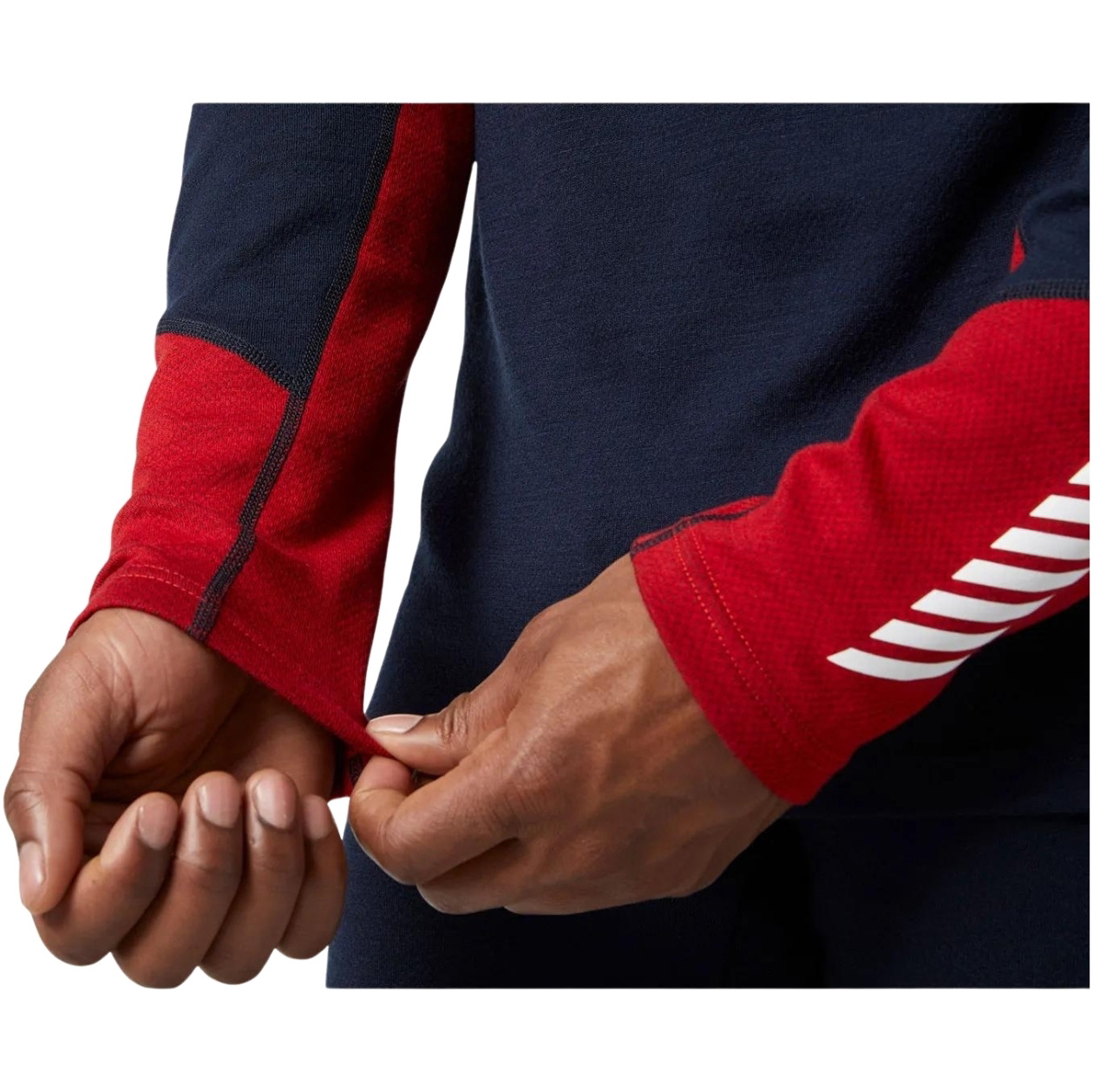 Helly Hansen Männer Lifa Merino Midweight Crew Base Layer 49364 - Navy